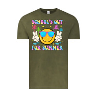 Vintage Olive schools out for summer Vintage Tee - JahusDesignShop