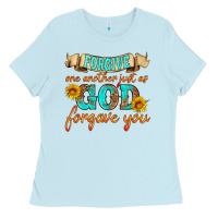Baby Blue forgive one another just as god forgave you Ladies Tee - HRA Design Shop