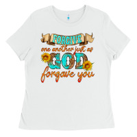 White forgive one another just as god forgave you Ladies Tee - HRA Design Shop