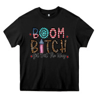 Black boom bitch Heavy Core Tee - CowhideDigitalArt