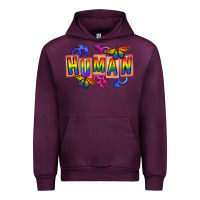 Mauve Wine Human pride Urban Hoodie - FaDigitalArtStudio