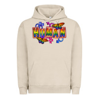 Pigment French Oak Human pride Urban Hoodie - FaDigitalArtStudio