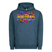 Pigment Midnight Navy Human pride Urban Hoodie - FaDigitalArtStudio