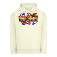 Pigment Pistachio Human pride Urban Hoodie - FaDigitalArtStudio