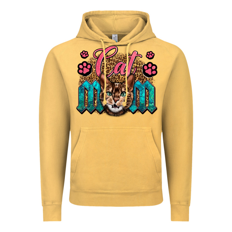 Western Cat Mom Vintage Hoodie by LillyAllenDesigns | Teevron