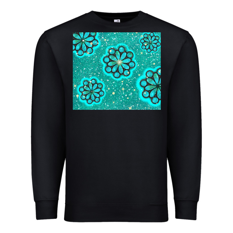 Glitter Turquoise Premium Sweatshirt by TumblerDesignByShophia | Teevron