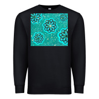 Black glitter turquoise Premium Sweatshirt - TumblerDesignByShophia