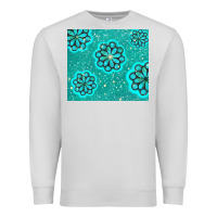 Dove Grey glitter turquoise Premium Sweatshirt - TumblerDesignByShophia