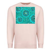 Pale Pink glitter turquoise Premium Sweatshirt - TumblerDesignByShophia