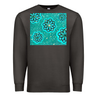 Smoke glitter turquoise Premium Sweatshirt - TumblerDesignByShophia