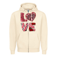 Sandshell love with pink gemstone Zipper Hoodie - RanaPortraitStore