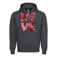 Smoke love with pink gemstone Zipper Hoodie - RanaPortraitStore