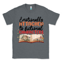 Charcoal Heather emotionally attached to fictional characters Classic Tee - MaliasSmallBusiness