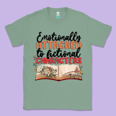 Emotionally Attached To Fictional Characters Classic Tee Designed By Maliassmallbusiness