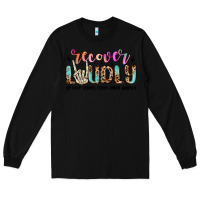 Black recover loudly to keep others from dying quietly m Long Sleeve Tee - MaliasSmallBusiness