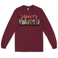 Burgundy recover loudly to keep others from dying quietly m Long Sleeve Tee - MaliasSmallBusiness