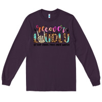 Plum recover loudly to keep others from dying quietly m Long Sleeve Tee - MaliasSmallBusiness