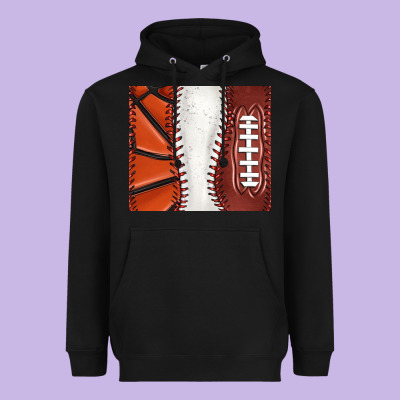 Baseball And Basketball And Football Tumbler Tbs Heavyweight Hoodie Designed By Tumblerdesignbyshophia