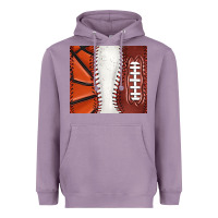 Lavender baseball and basketball and football tumbler tbs Heavyweight Hoodie - TumblerDesignByShophia