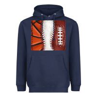 Navy baseball and basketball and football tumbler tbs Heavyweight Hoodie - TumblerDesignByShophia