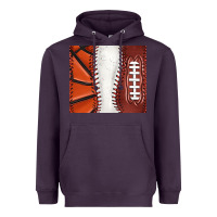 Plum baseball and basketball and football tumbler tbs Heavyweight Hoodie - TumblerDesignByShophia