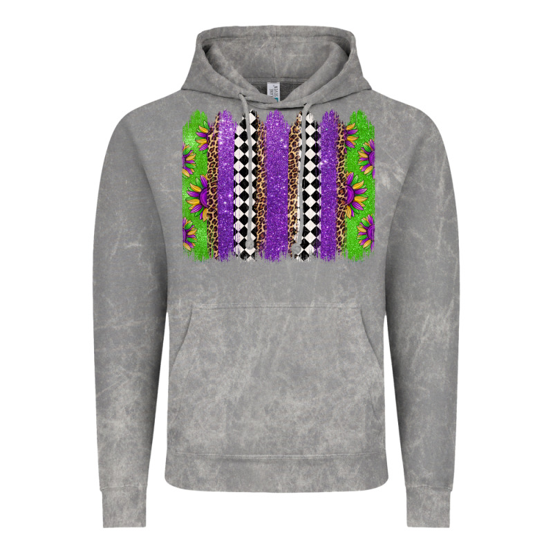 Mardi Gras Brushstrokes Vintage Hoodie by Jasminsmagicworld | Teevron