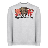 Heather Grey dentist happy valentines day Heavyweight Sweatshirt - MaliasSmallBusiness