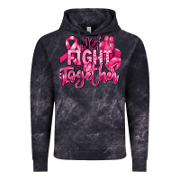 Cloud Black we fight together breast cancer Vintage Hoodie - RanaPortraitStore