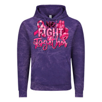 Cloud Purple we fight together breast cancer Vintage Hoodie - RanaPortraitStore