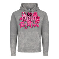 Cloud Rock we fight together breast cancer Vintage Hoodie - RanaPortraitStore