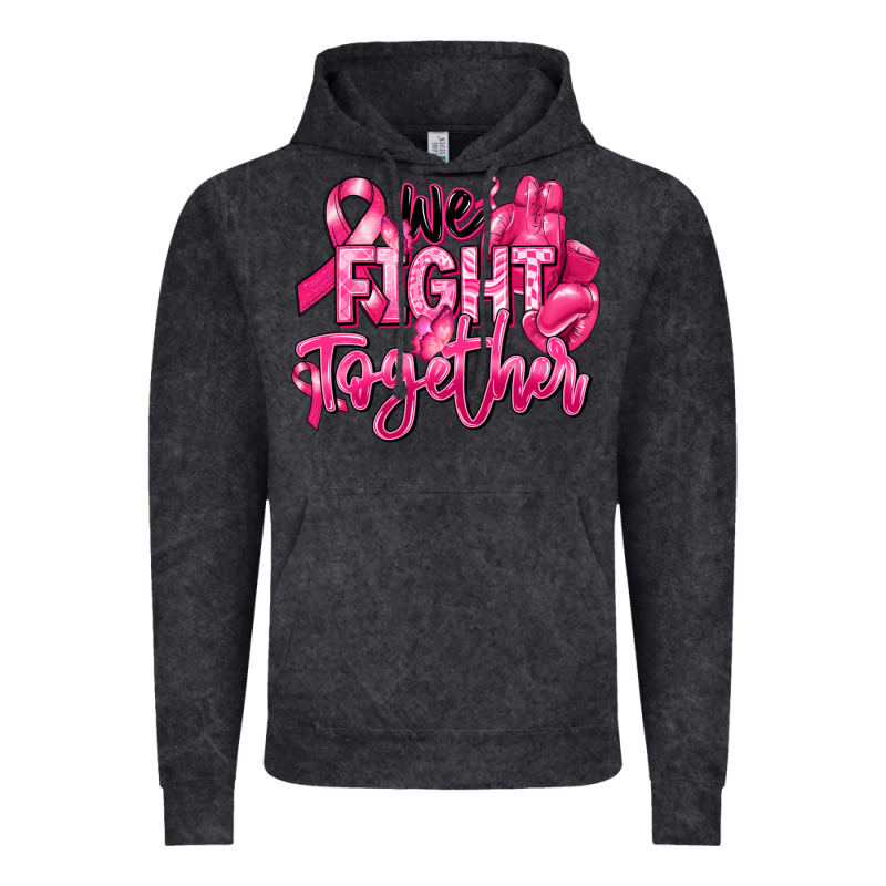 We Fight Together Breast Cancer Vintage Hoodie by RanaPortraitStore | Teevron