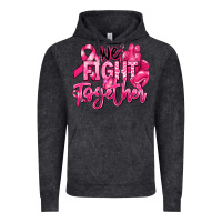Vintage Black we fight together breast cancer Vintage Hoodie - RanaPortraitStore