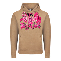 Vintage Coffee we fight together breast cancer Vintage Hoodie - RanaPortraitStore