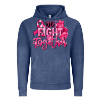 Vintage Denim we fight together breast cancer Vintage Hoodie - RanaPortraitStore