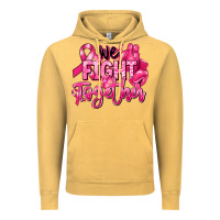 Vintage Mustard we fight together breast cancer Vintage Hoodie - RanaPortraitStore
