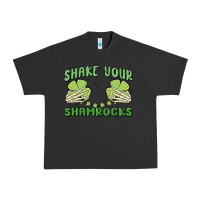 Pigment Black shake your shamrocks Urban Heavy Tee - MaliasSmallBusiness