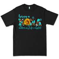 Black being a nana makes my life complete Premium Tee - AdoDesignShop