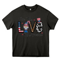 Asphalt for the lovee of america gnome Heavy Core Tee - CowhideDigitalArt