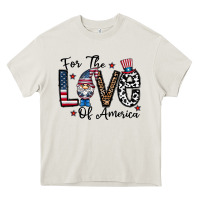 Cream for the lovee of america gnome Heavy Core Tee - CowhideDigitalArt