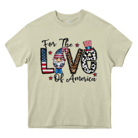 Mossy for the lovee of america gnome Heavy Core Tee - CowhideDigitalArt