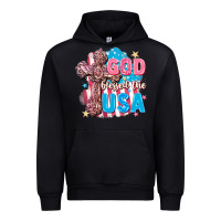 Black God Blessed the USA Urban Hoodie - FaDigitalArtStudio
