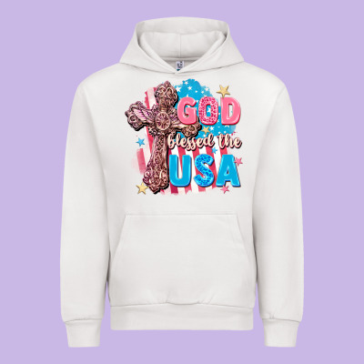God Blessed The Usa Urban Hoodie Designed By Fadigitalartstudio