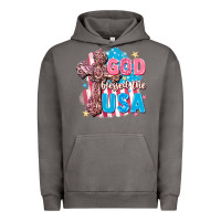 Pigment Tornado God Blessed the USA Urban Hoodie - FaDigitalArtStudio