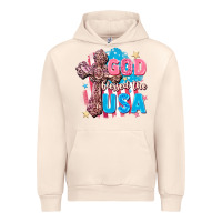 Sandshell God Blessed the USA Urban Hoodie - FaDigitalArtStudio
