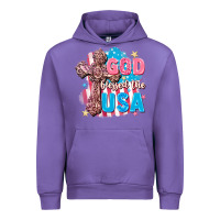 Tulip God Blessed the USA Urban Hoodie - FaDigitalArtStudio