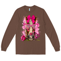 Chestnut valentines day horse with sunglasses Long Sleeve Tee - NancyCooperArtShop