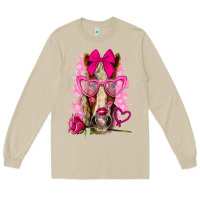 Mushroom valentines day horse with sunglasses Long Sleeve Tee - NancyCooperArtShop
