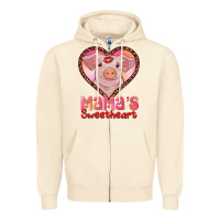 Sandshell mamas sweetheart baby pig Zipper Hoodie - RanaPortraitStore