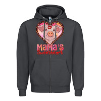 Smoke mamas sweetheart baby pig Zipper Hoodie - RanaPortraitStore