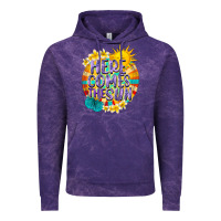 Cloud Purple Here comes the sun Vintage Hoodie - NancyCooperArtShop